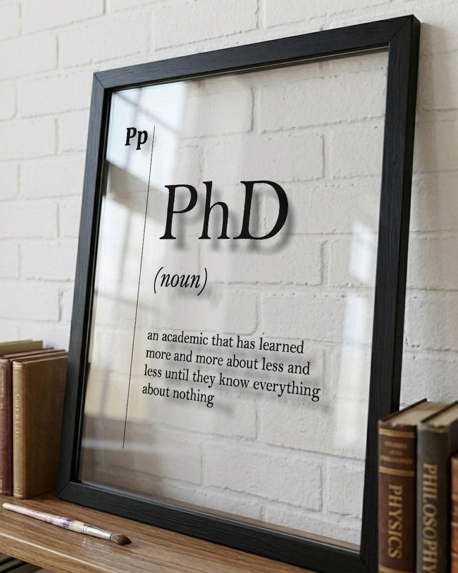 PhD research and doctoral studies