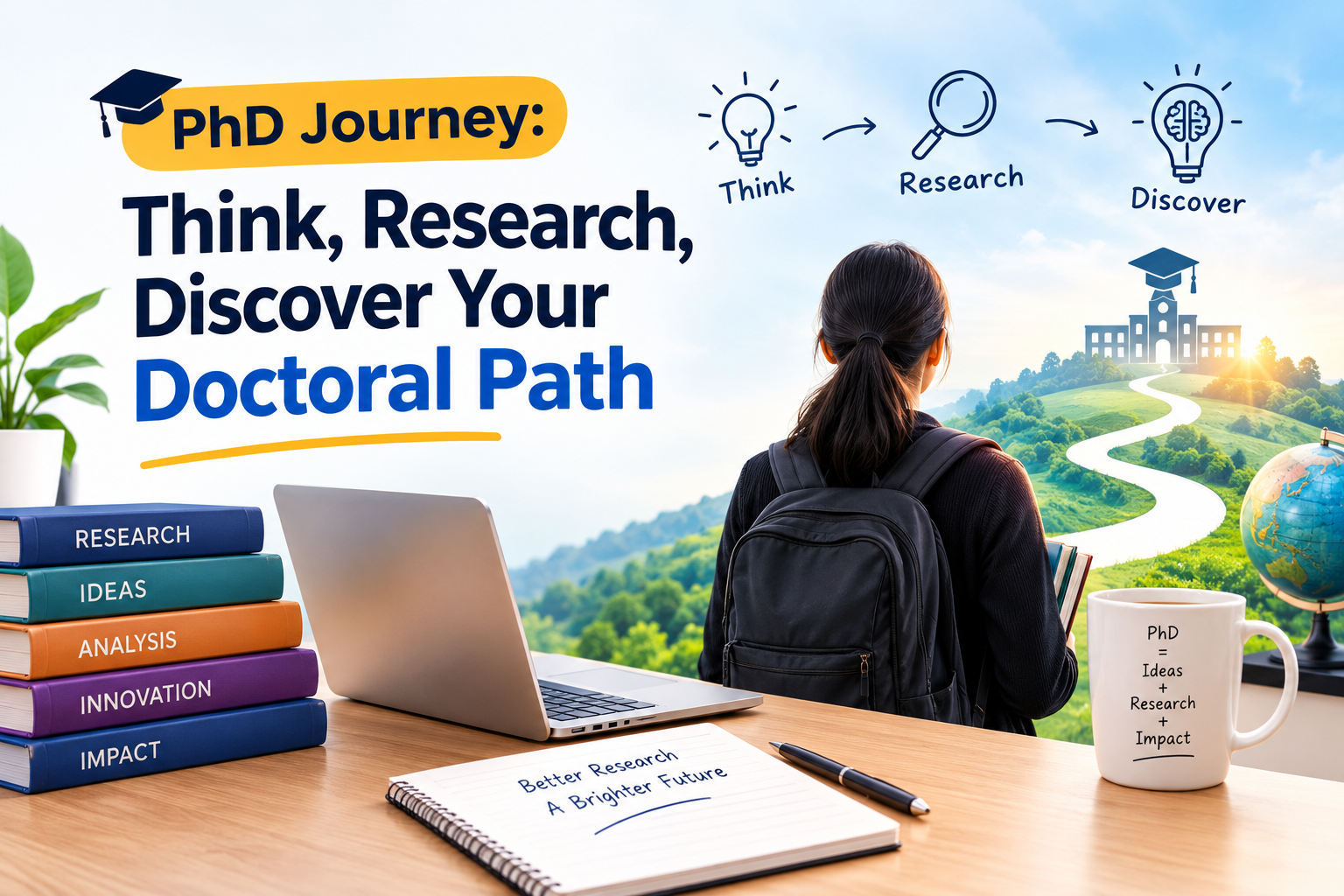 Think. Research. Discover. Your Journey to a PhD Begins Here